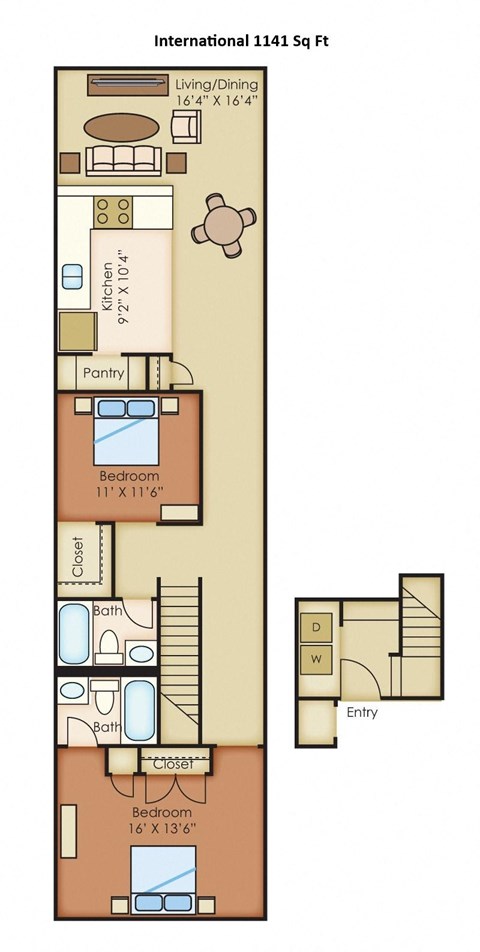 500 East Third Street 1-3 Beds Apartment for Rent - Photo Gallery 30